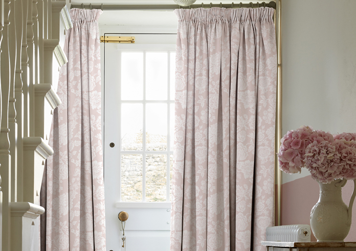 Shabby Chic by Rachel Ashwell Stipple, Dusky Pink - Made to Measure Curtains - Image 3
